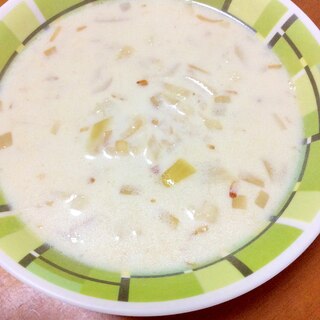 カリフラワー豆乳スープ